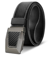 BULLIANT Men Stretch Belt Nylon Rigger Web EDC Holster Belt for Gift Men Hiking Tactical Military Heavy Duty 1 3/8"(Black28"-32" Waist Adjustable)