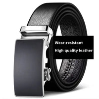 Men's Premium Cowhide Leather Belt with Smart Buckle