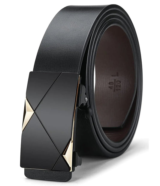 Oyifan Ratchet Belts for Men Dress Belt Comfort with Click Buckle Adjustable Sliding Belt Trim to Exact Fit